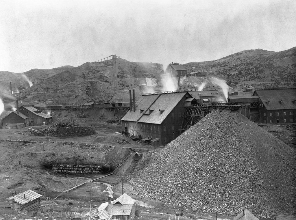 Detail of A Large Mining Facility Part of the Homestake Works by Corbis