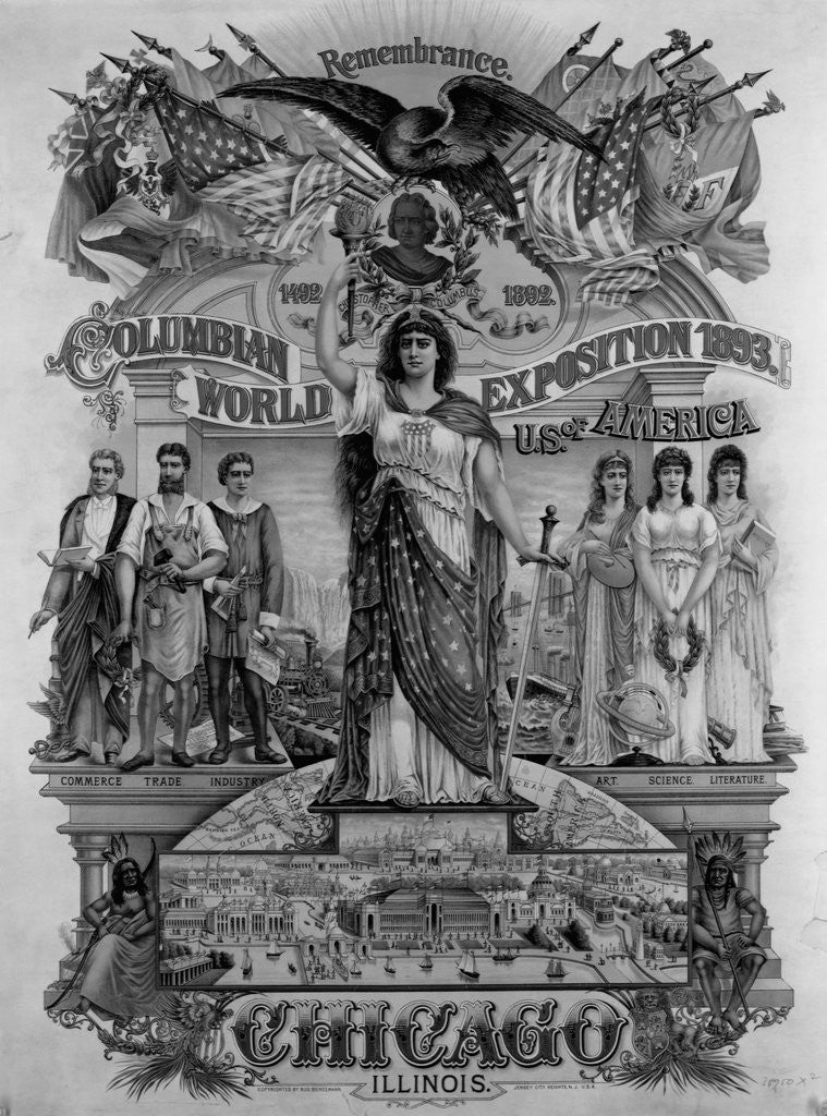 Detail of World's Columbian Exposition Poster by Anonymous