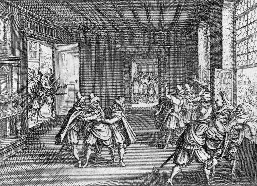 Detail of The Defenestration of Prague by Corbis