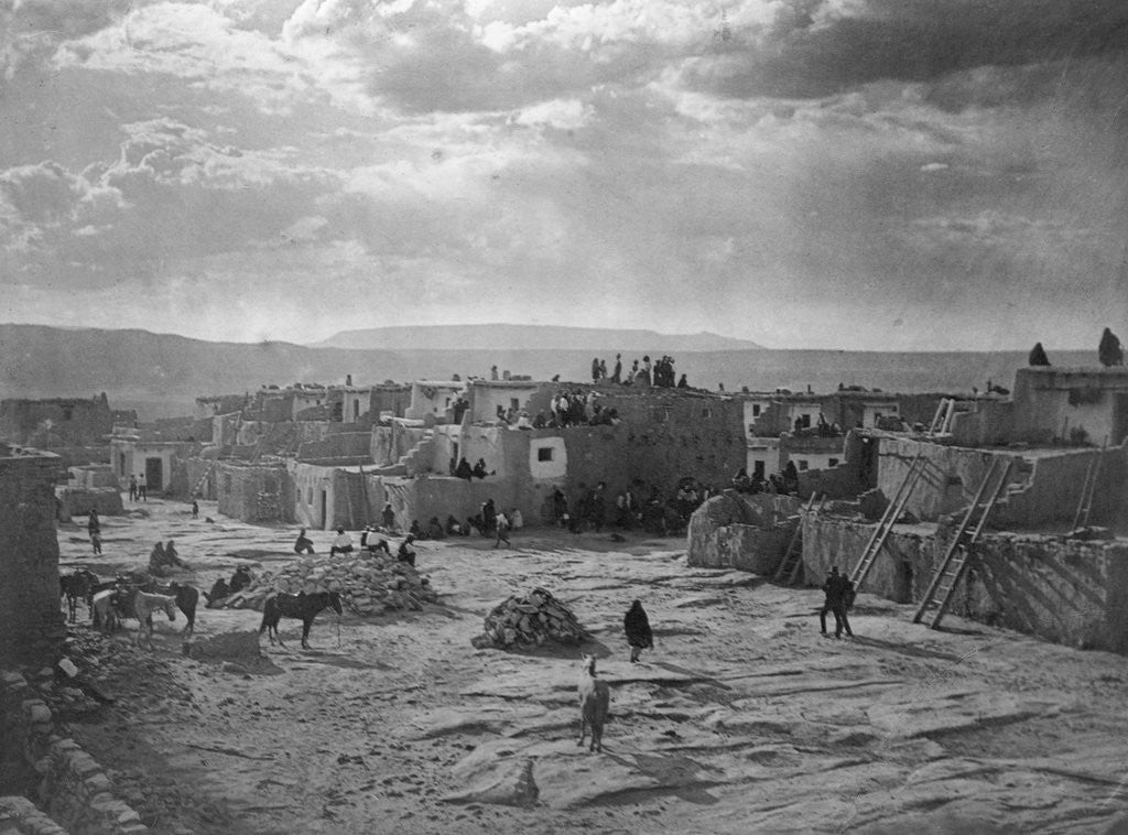 Detail of A Feast Day at Acoma by Edward S. Curtis