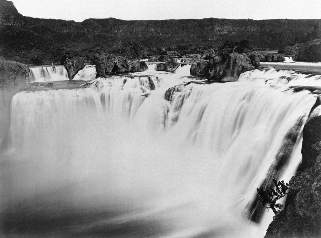 Detail of Snake River Thunders Over Shoshone Falls by Anonymous