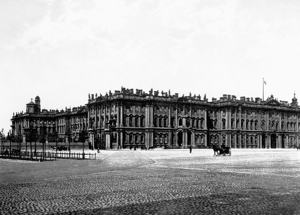 Detail of The Winter Palace, St. Petersburg, Russia by Anonymous