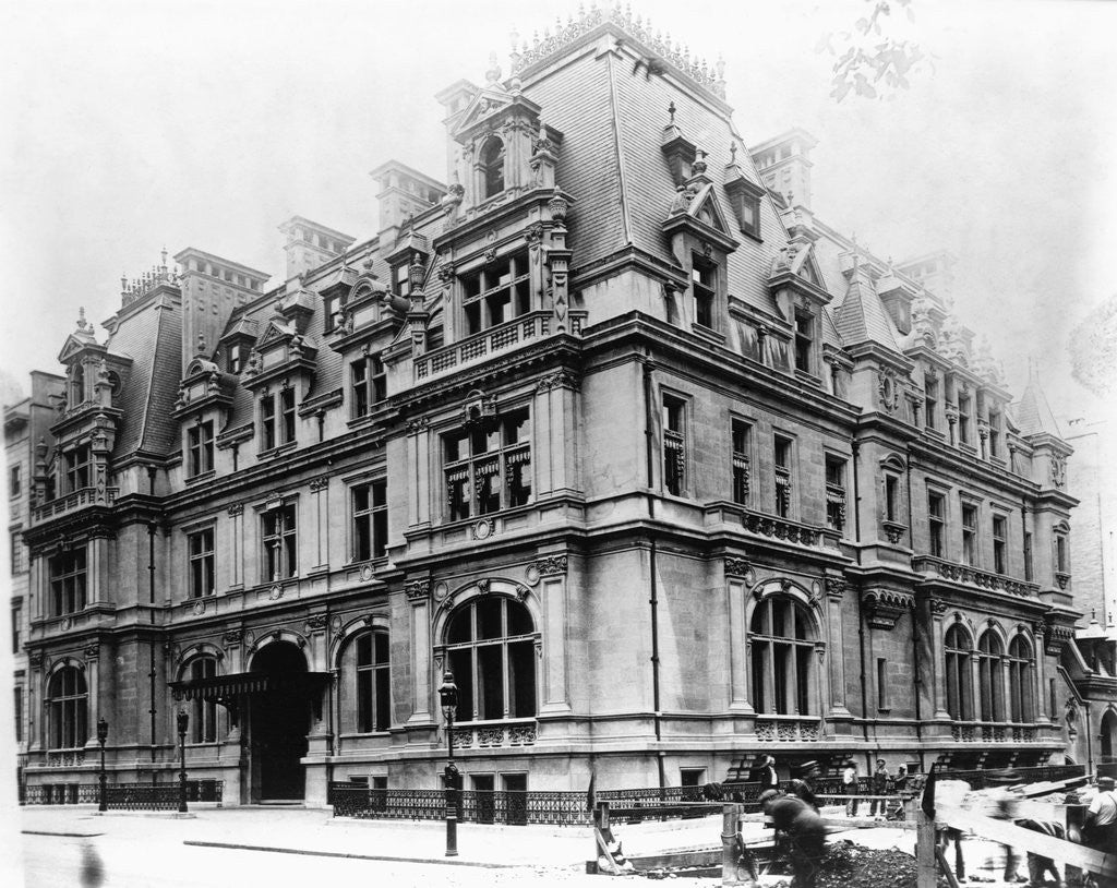 Detail of Residence of John Jacob Astor, New York by Anonymous