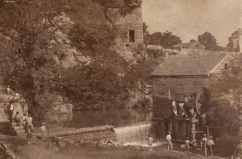Detail of Water Mill in Alabama by Anonymous