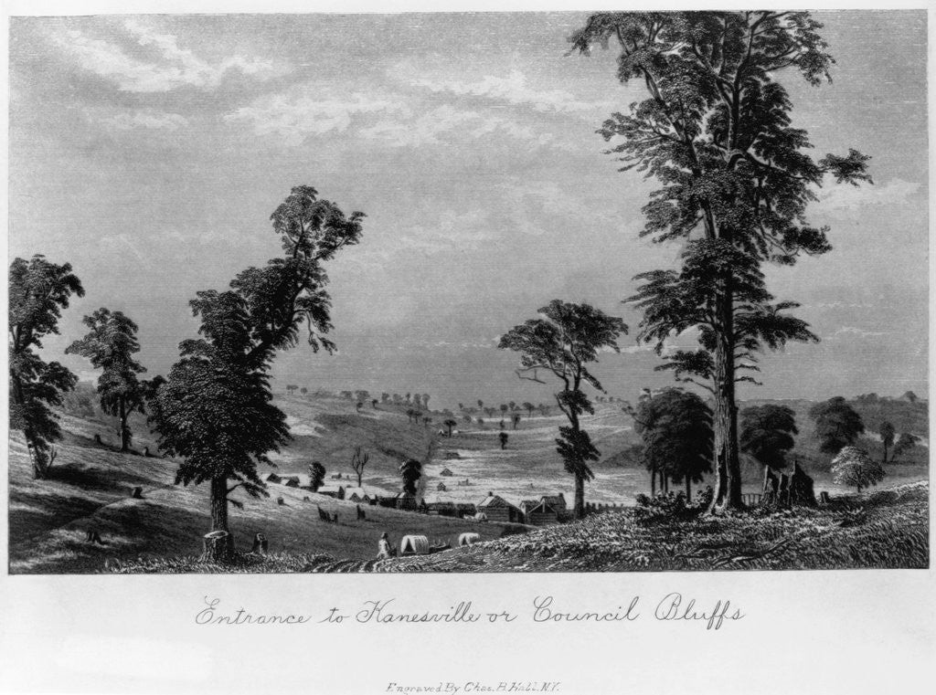 Detail of Mormon Settlement in Iowa by Anonymous