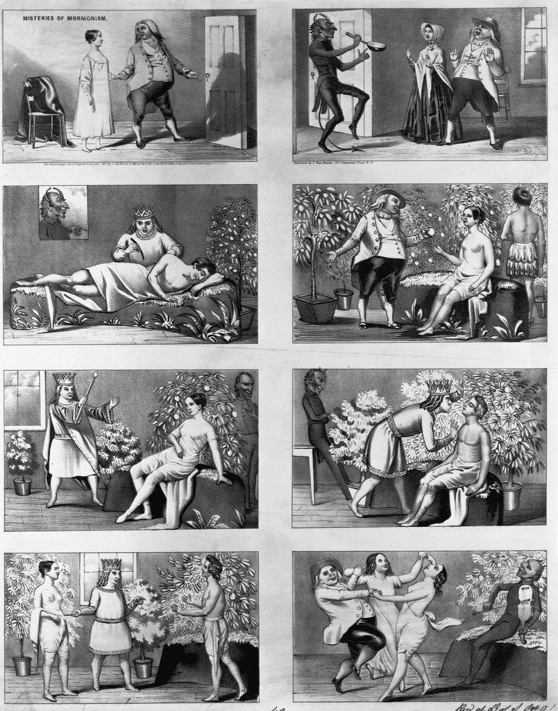 Detail of Mysteries of Mormonism by I. Van Deusen