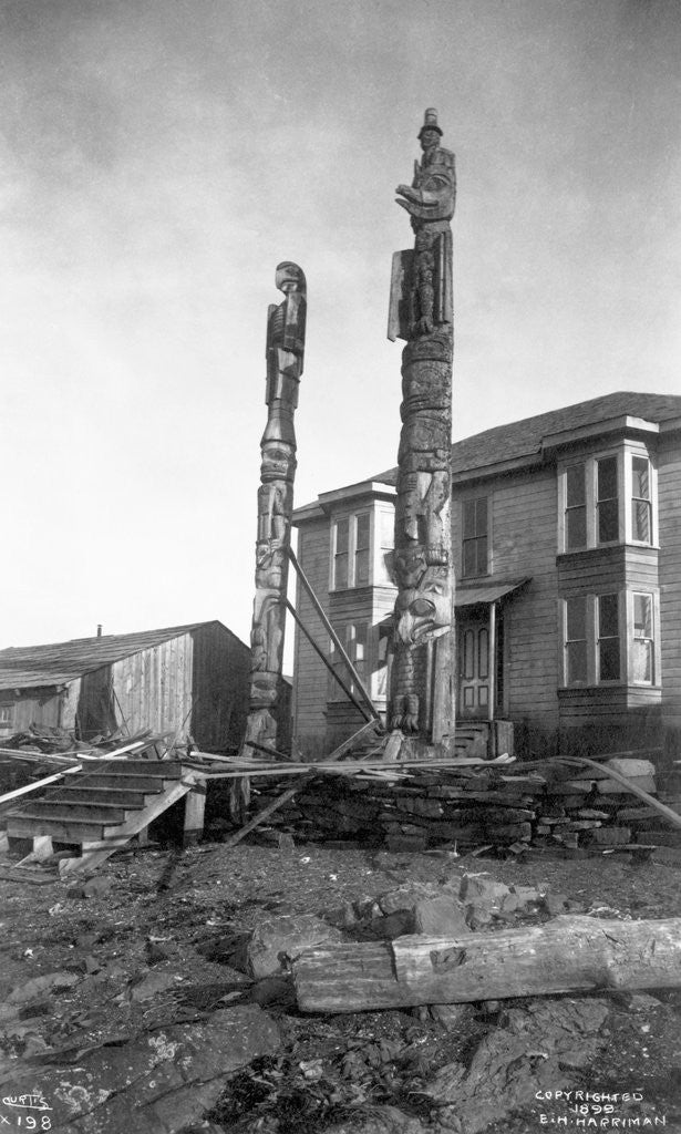 Detail of Totem Poles by Anonymous