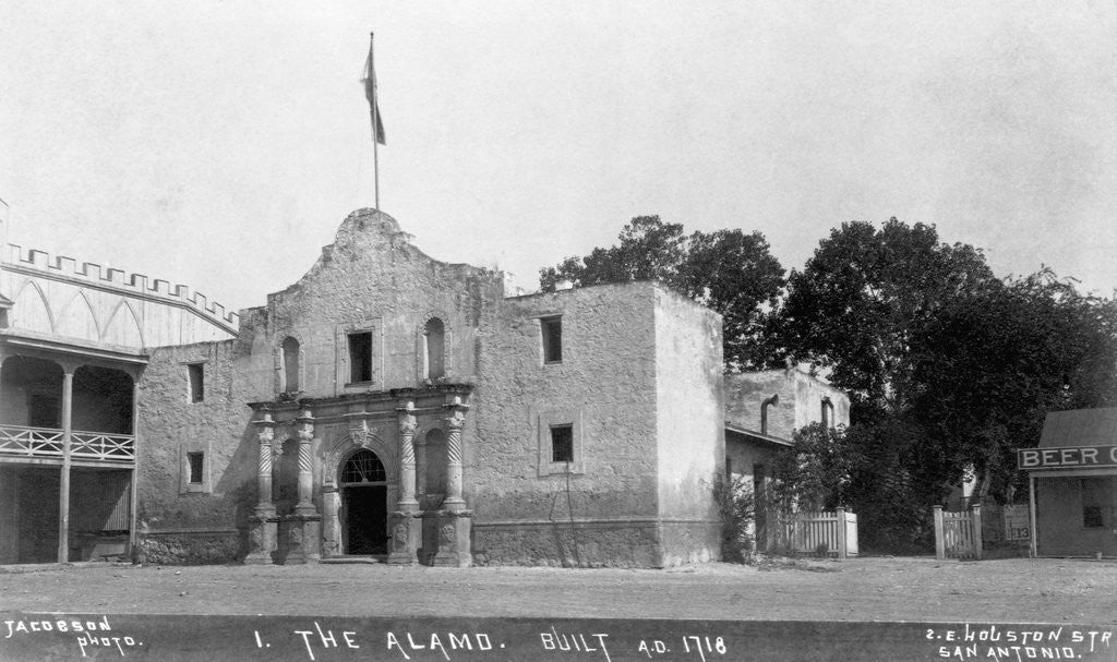 Detail of The Alamo by Anonymous