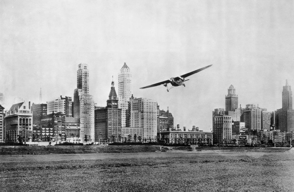 Detail of Propeller Aircraft in Chicago by Anonymous