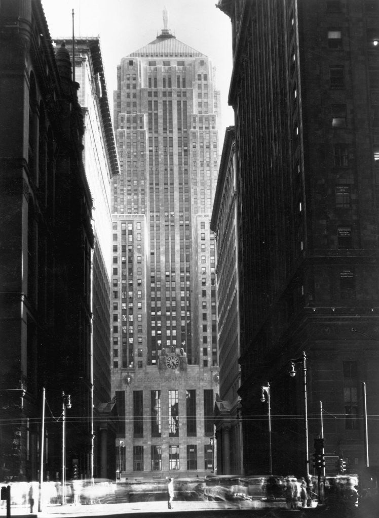 Detail of Chicago Board of Trade Building by Corbis