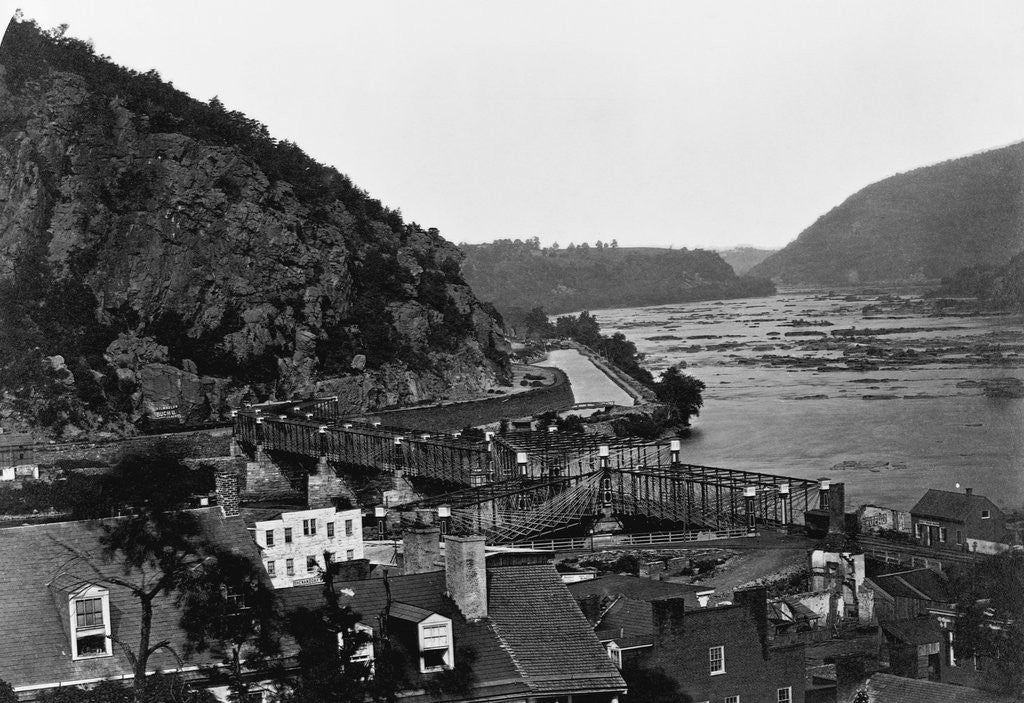 Detail of Canal by the Potomac River by Anonymous