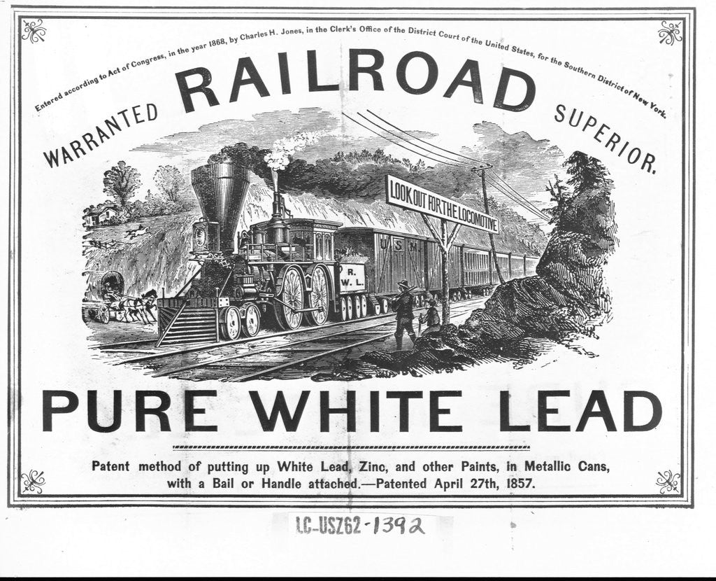 Detail of Advertisement for Lead by Anonymous