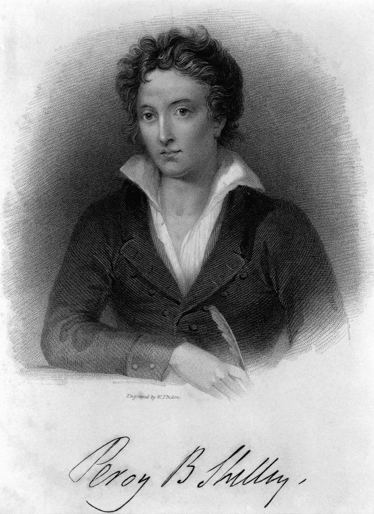 Detail of Percy B. Shelley by William Finden