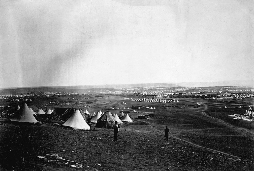 Detail of Overview of Encampment in Crimean War by Anonymous