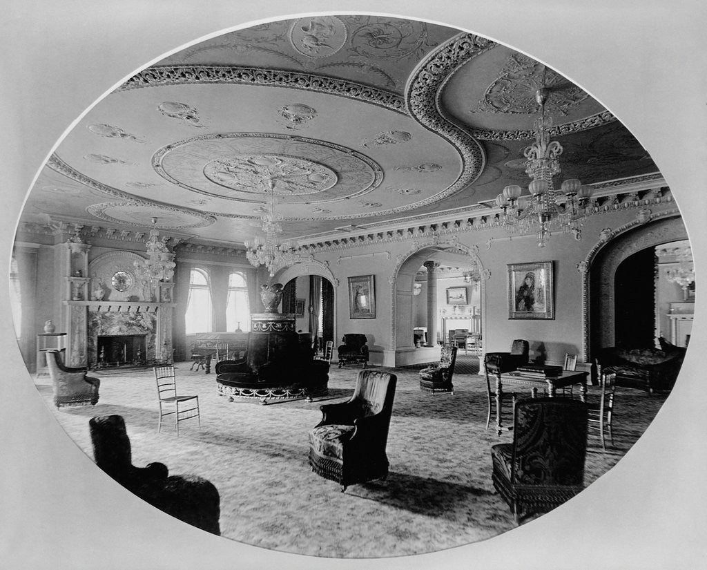 Detail of Interior of Ponce de Leon Hotel, (St. Augustine, Florida) c1888 by George Barker