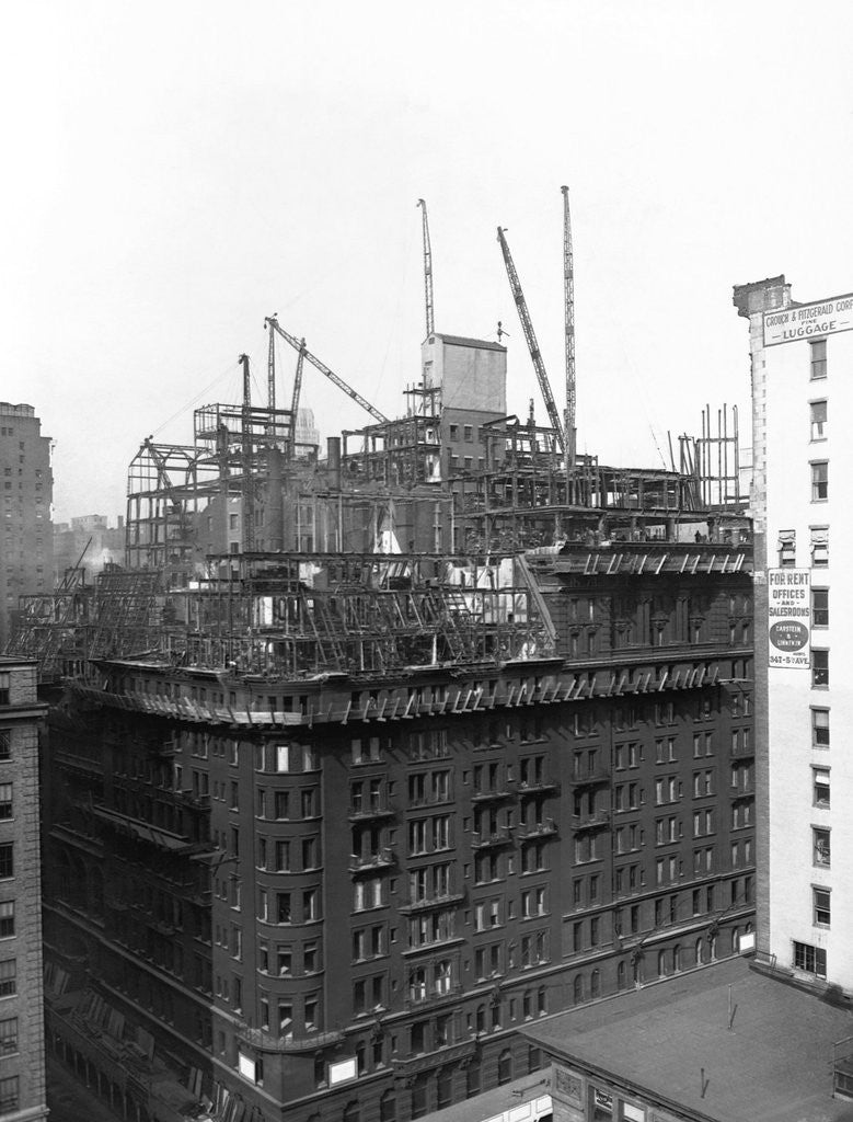 Detail of Demolition of the Waldorf-Astoria by Corbis