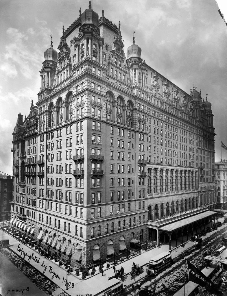 Detail of Waldorf-Astoria, New York by Anonymous