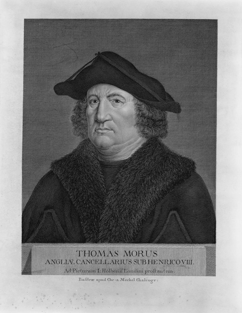 Detail of Sir Thomas More by Anonymous
