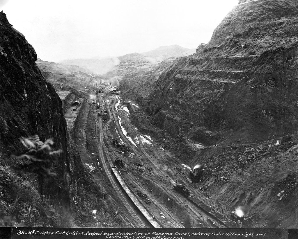 Detail of Overview of the Culebra Cut by Anonymous