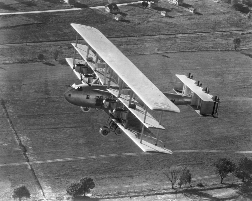 Detail of Barling Bomber Triplane in Flight by Anonymous