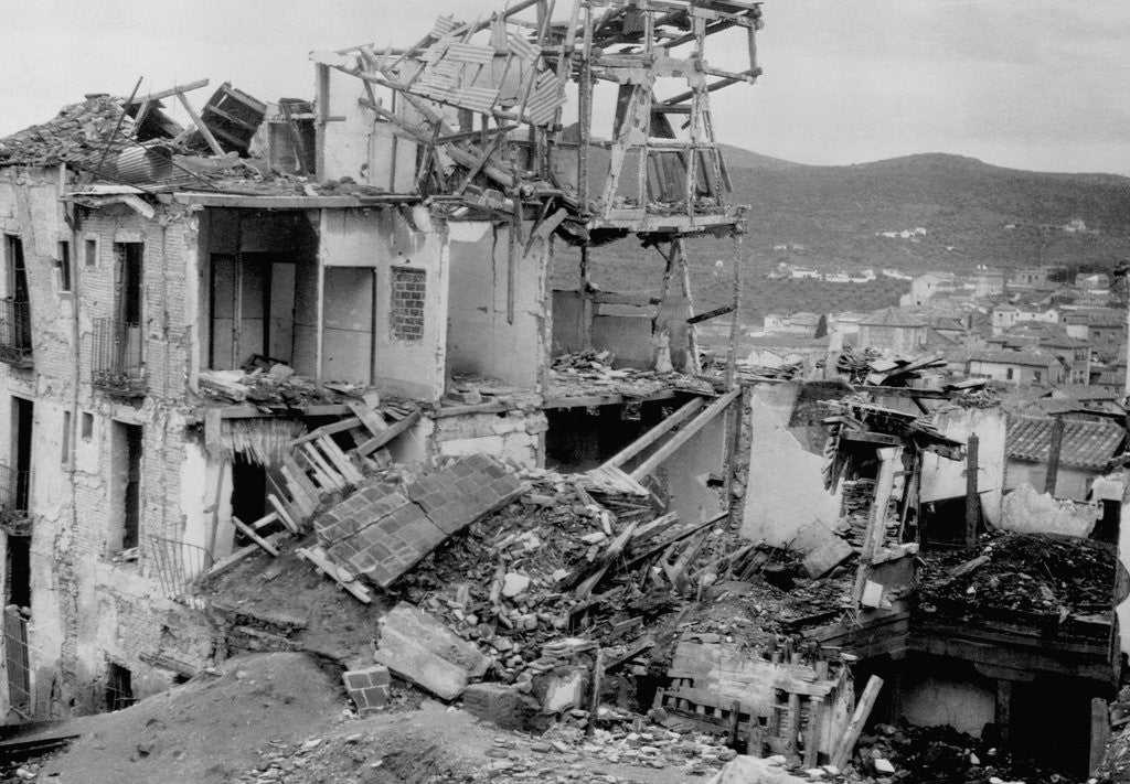 Detail of War Damage in Spain by Anonymous