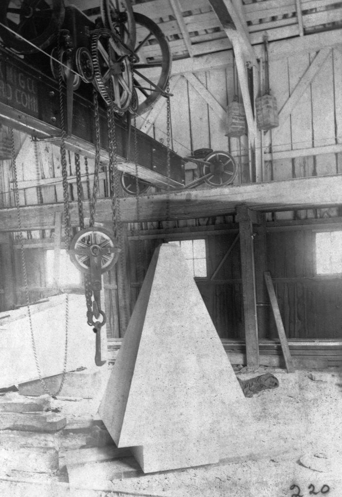 Detail of Capstone of the Washington Monument by Anonymous