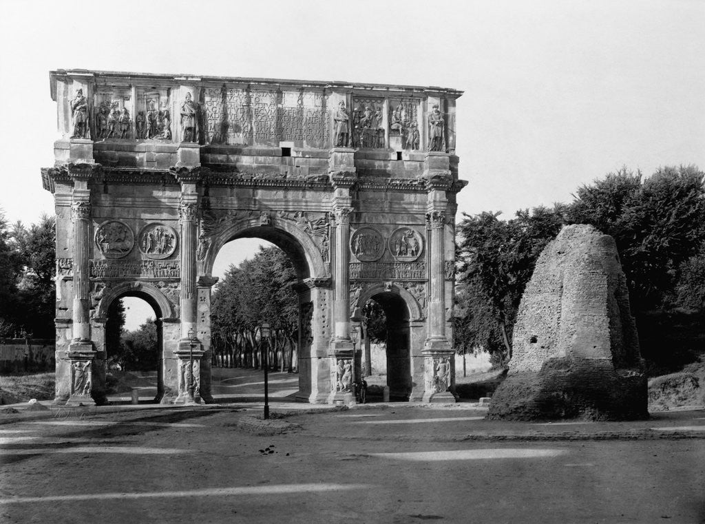 Detail of Rome's Arch of Constantine by Anonymous