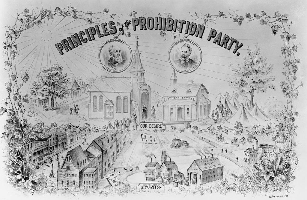Detail of American Lithograph 