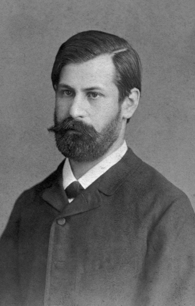 Detail of Head and Shoulders Portrait of Sigmund Freud by Anonymous