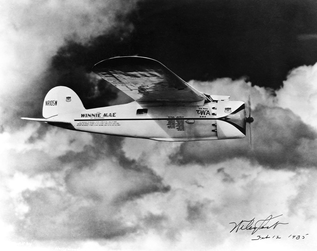 Detail of Winnie Mae of Oklahoma Mail Plane by Anonymous