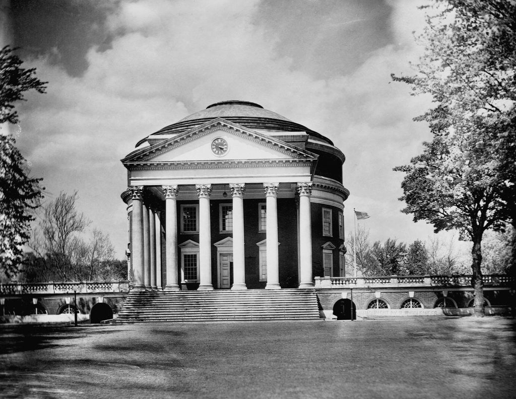 Detail of Rotunda at University of Virginia by Anonymous