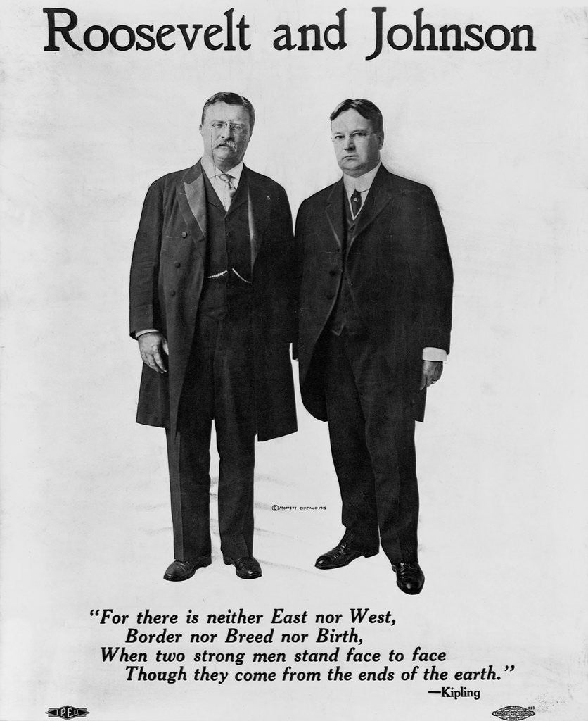 Detail of Roosevelt Campaign Poster for 1912 Presidential Election by Anonymous
