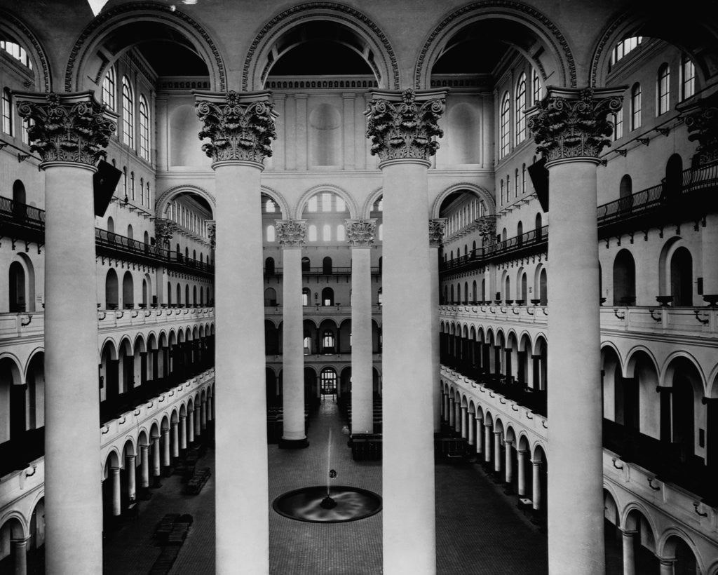 Detail of Great Hall of National Building Museum by Corbis