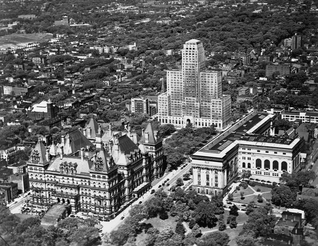 Detail of Government Buildings in Albany by Anonymous
