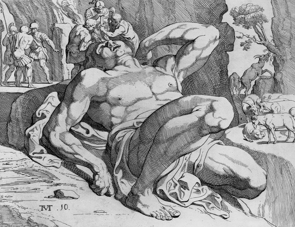 Detail of Ulysses Overcoming Polyphemus by Theodor van Thulden
