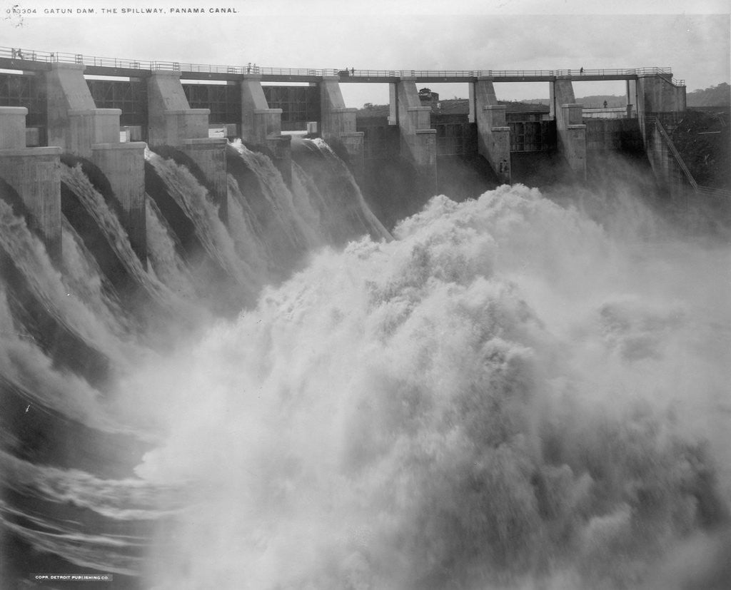 Detail of Spillway at Gatun Dam by Anonymous