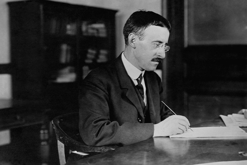 Detail of Secretary of State Henry L. Stimson Seated by Anonymous