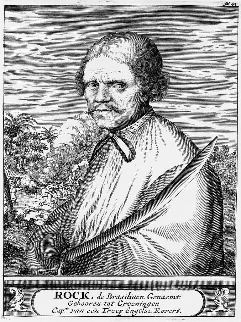 Detail of Seventeenth Century Book Illustration of 