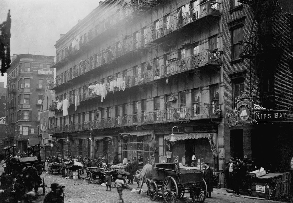 Detail of Garment Making Tenement by Anonymous