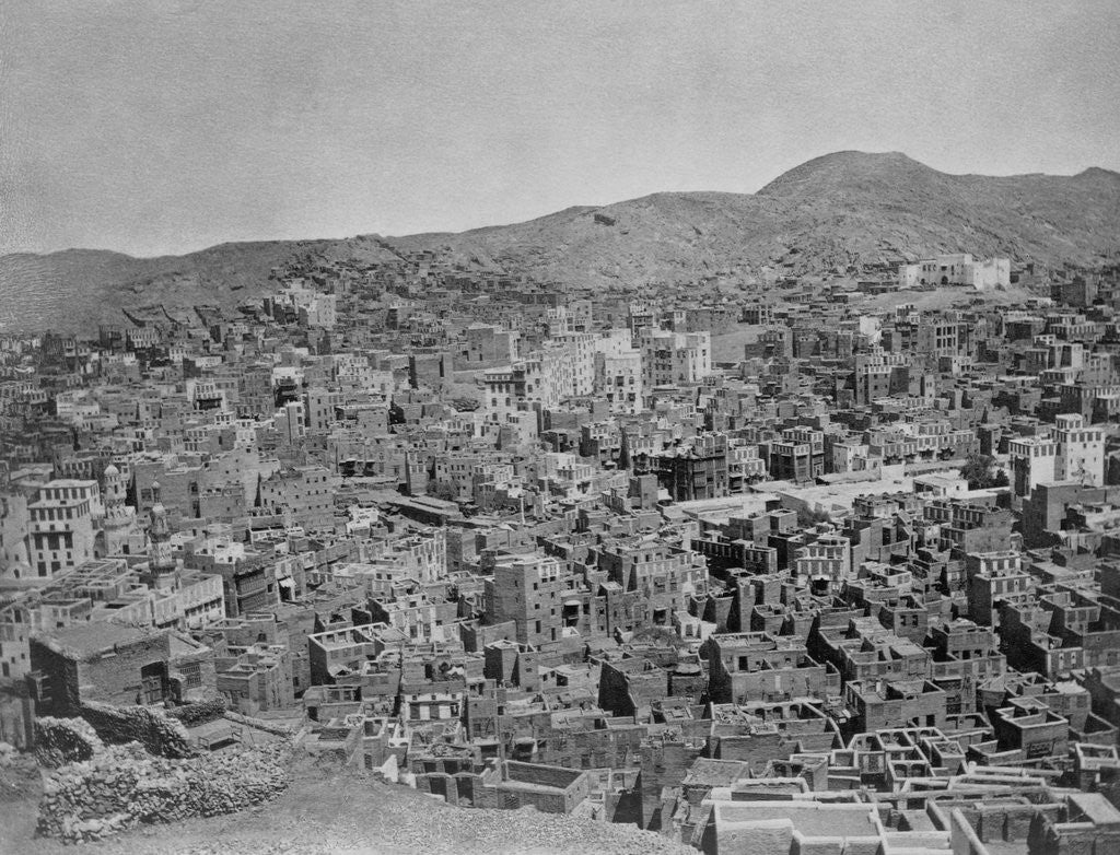 Detail of Mecca, Saudi Arabia by C. Hurgronje Snouck