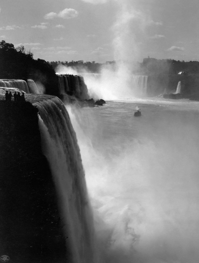 Detail of Niagara Falls by Anonymous