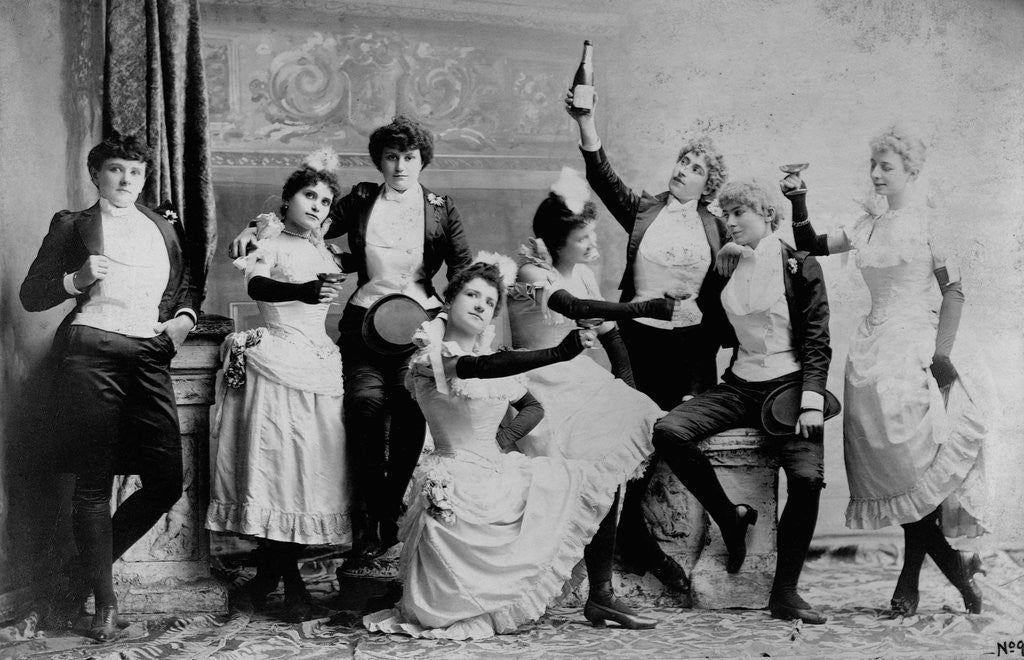 Detail of The Black Crook Company by Anonymous