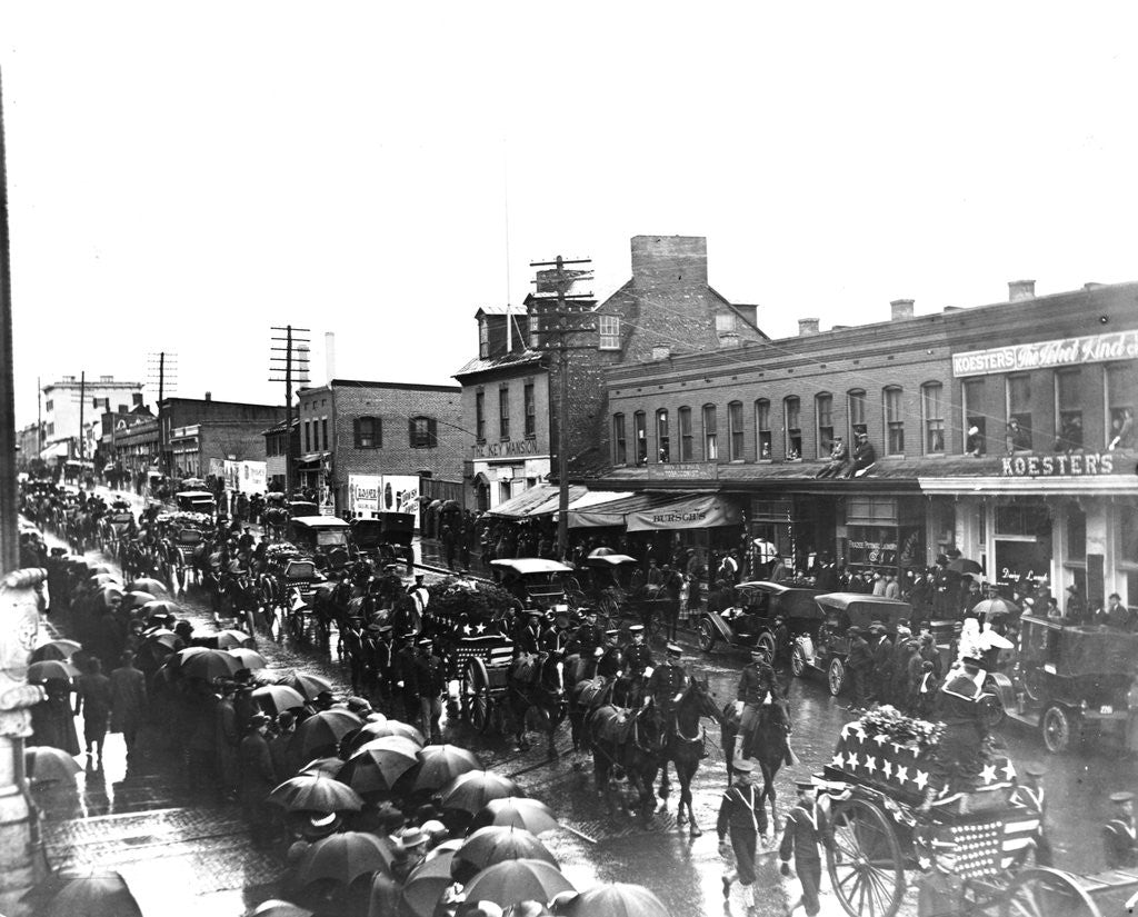 Detail of USS Maine Funeral Procession by Anonymous
