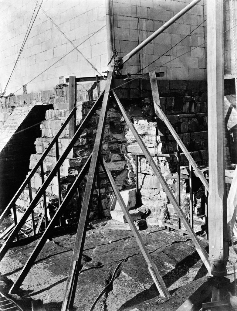 Detail of Buttresses Under Foundation of the Washington Monument by Corbis
