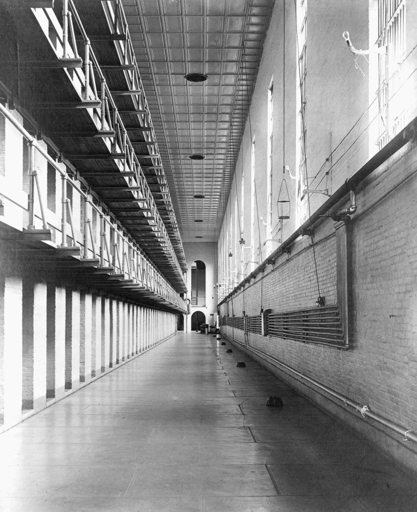 Detail of West Hall of Clinton Prison by Anonymous