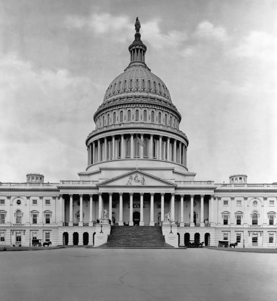 Detail of U. S. Capitol in Washington D. C. by Anonymous