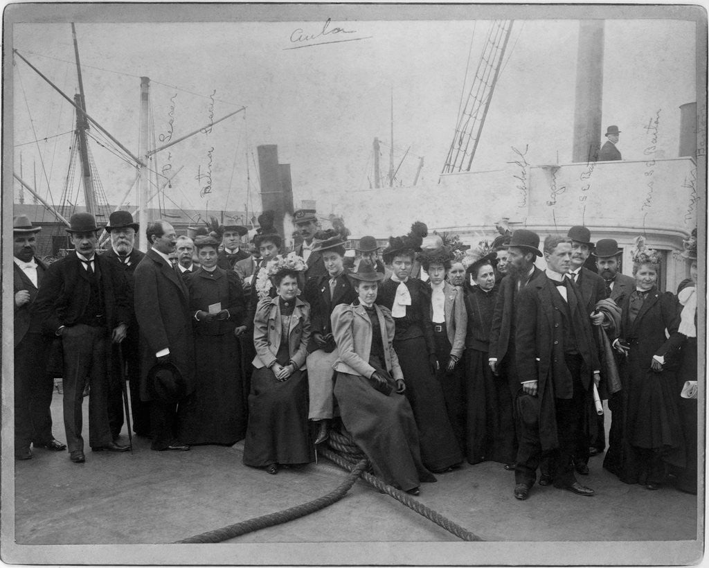 Detail of Clara Barton and Red Cross Workers in Cuba by Anonymous