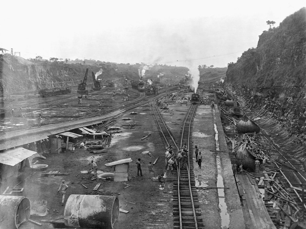 Detail of Construction of Panama Canal by Anonymous