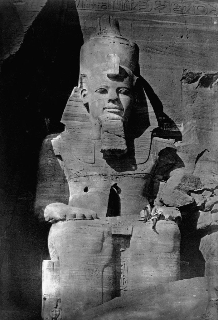 Detail of Statue of Ramses II at the Temple of Ramses II by Anonymous
