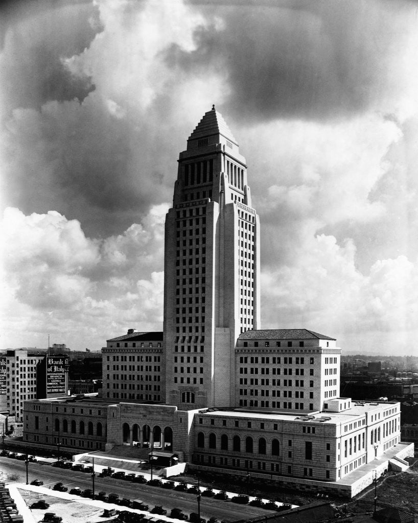 Detail of Los Angeles City Hall by Anonymous